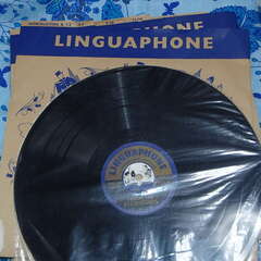 LINGUAPHONE 英語コース レコード 16枚　78回転 リンガフォン 昭和　レトロの画像