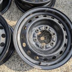 ハイエース 15インチ 純正 スチールホイール 4本セットの画像
