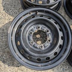 ハイエース 15インチ 純正 スチールホイール 4本セットの画像