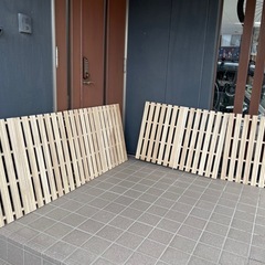ダブルベッドサイズのすのこ