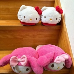 サンリオキティーちゃんマイメロのスリッパ2点セット