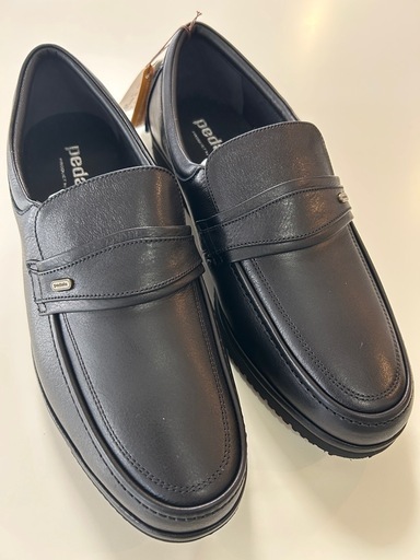 ペダラpedalaアシックス革靴スリッポンシューズローファーウォーキングシューズ