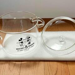 【新品未使用】ディズニー GLASS COOKING POT 鍋 1500mlの画像