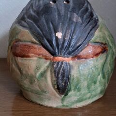 お福さん人形(焼き物)の画像