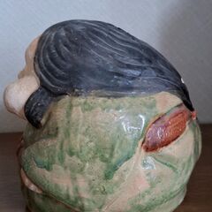 お福さん人形(焼き物)の画像
