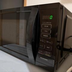 ◇2024年製最新◇アイリスオーヤマ 電子レンジ 17L ターンテーブル PMB-T178-B ブラックの画像