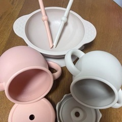 シリコーンマグ/シリコンボウル
/ストロー付きの画像