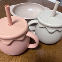 シリコーンマグ/シリコンボウル
/ストロー付きの画像