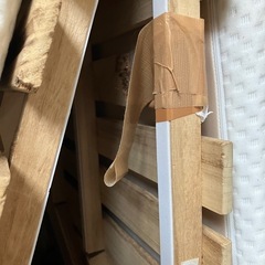 【急募】すのこベッド　セミシングル　敷掛布団セットの画像