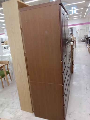☆ジモティ割あり☆ タンス ブラウン W85×D56.7×H184 クリーニング済み 