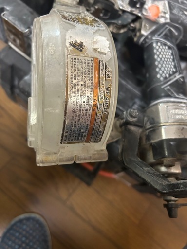 【中古品】高圧41mmビス打ち機 日立工機 WF4HS(S) エア工具 打込み