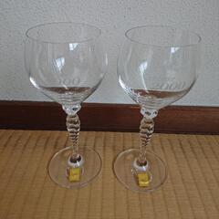 ☆美品☆ガガミクリスタル  ペアワイングラス 