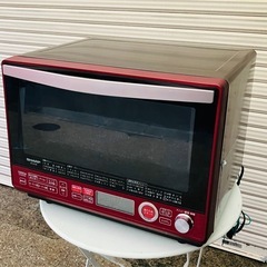 【優秀品💯】SHARP電子レンジRE-SS10B-R 2017年製