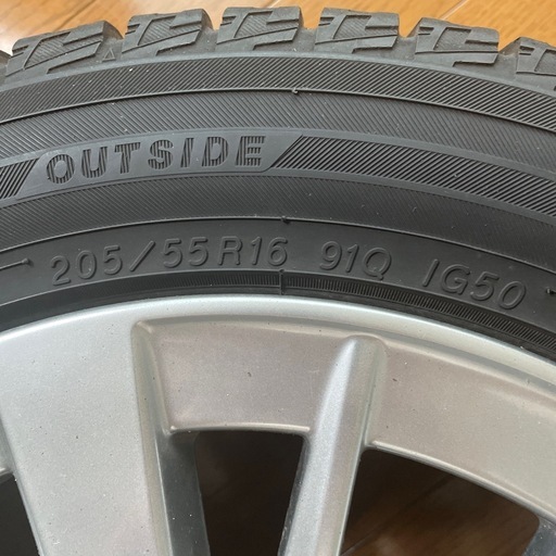 205/55/16 YOKOHAMA iceGUARD IG50plus インプレッサ純正ホイール　4本