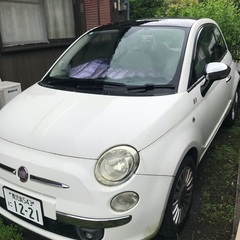 格安フｲアット500Cガラスルーフ