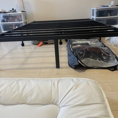 ZINUS スチール製メタルベッドフレーム（ダブルサイズ）