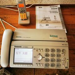 パナソニック　おたっくす　受信FAXをモニターで見る　子機充電不良