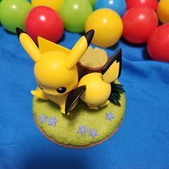 ポケモン　フィギュア　インテリア　ぬいぐるみ　ピカチュウの画像