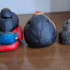 土鈴3点(うち2点紐なし)の画像