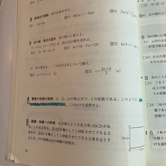 臨海セミナー　新中学問題集　数学2年の画像