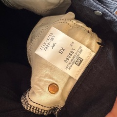 Lee×PeopleTree オーガニックコットン ブラックデニム XSの画像