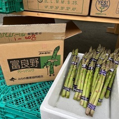 富良野産の甘くて美味しいアスパラ入荷しました！✨