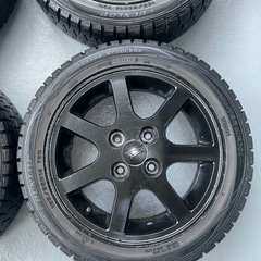 4本中古タイヤ DUNLOPスタﾂドレス165/55R14 アルミホイール 14インチ 4.5J 千葉県我孫子市。の画像