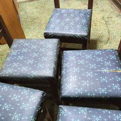 和風椅子1〜5脚の画像