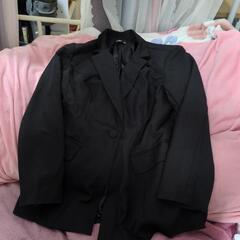 3L〜4L 黒のジャケット