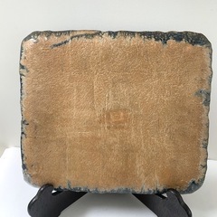 陶版絵画　大皿　つがい鶴　陶芸家寺田みのる作の画像