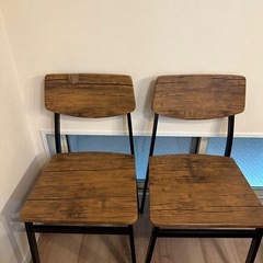 ダイニングチェア2脚お譲りします