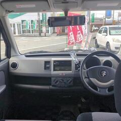 ワゴンＲ 白 軽〜くカスタム 車高短アルミホイールの画像