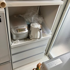 レンジ台　レンジ炊飯棚