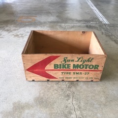 バイクモーター　木箱