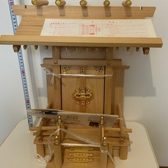 新品　未使用　神棚　大明神　国産品　説明書付