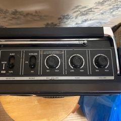 ラジカセ　昭和レトロの画像