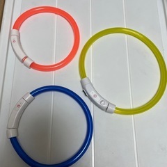 光る首輪　ハーネス　充電式　散歩 LED USB 　