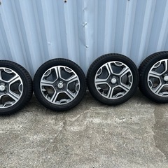 中古ハスラー純正アルミ4本　スタッドレスセット