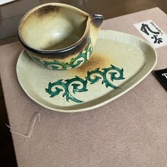 九谷焼　カップ&ソーサーの画像