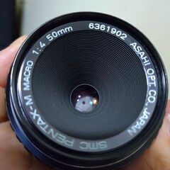 優良品　SMC PENTAX-M 50mm F4 MACRO 