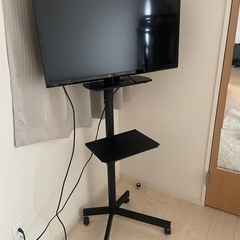 23〜55インチのテレビに対応した可動式テレビスタンド