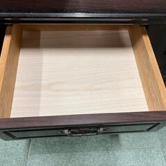 木製 サイドボード 飾り棚 収納棚 食器棚 幅120cm×奥行38cm×高さ96cm