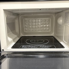 アイリスオーヤマ ミラーガラス 電子レンジ 18L フラットテーブル ヘルツフリー 自動メニュー ブラック MO-FM1804-Bの画像