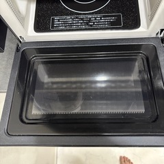 アイリスオーヤマ ミラーガラス 電子レンジ 18L フラットテーブル ヘルツフリー 自動メニュー ブラック MO-FM1804-Bの画像