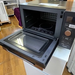 激安オーブンレンジ!! YAMAZEN 2023年 YRP-F180V(B) 角皿欠品の為大特価!!の画像