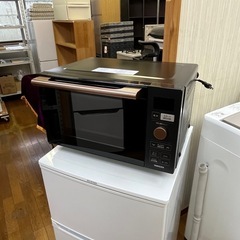 激安オーブンレンジ!! YAMAZEN 2023年 YRP-F180V(B) 角皿欠品の為大特価!!
