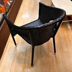 【リサイクル市場エコ伊川谷】ガーデンチェア 人工ラタン ガーデンファニチャー 椅子【取りに来られる方限定】の画像