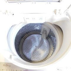 SHARP シャープ 全自動洗濯機 8.0kg シルバー系 ES-GV8D-S 風乾燥  穴なしサイクロン洗浄の画像