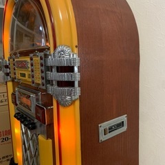 ジュークボックス型CDカセットプレイヤーの画像