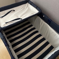 カトージポータブルベビーベッド (わー) 西岐阜のベビー用品